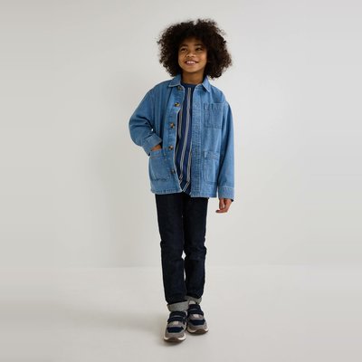 Veste worker en jean MONOPRIX