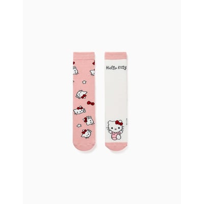 Lot de 2 chaussettes antidérapantes avec imprimés Hello Kitty ZIPPY