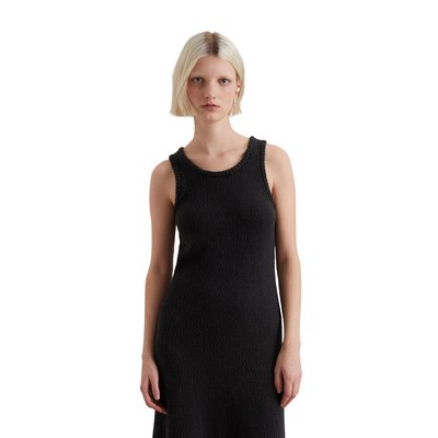 Robe en tricot sans manches relaxed en fil Organic Cotton Club MARC O’POLO DENIM