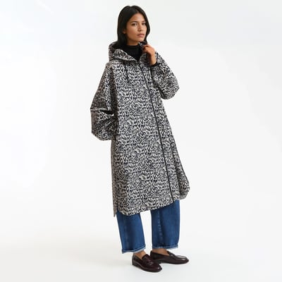 Cortavientos oversize, maxi, largo y estampado con capucha LA REDOUTE COLLECTIONS