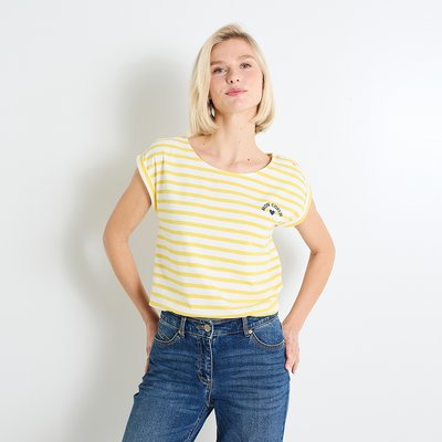 T-shirt col bateau GRAIN DE MALICE