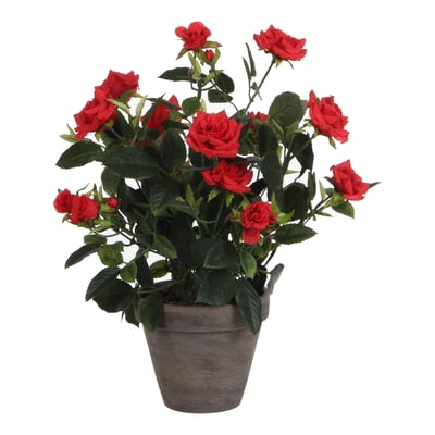 Plante artificielle ROSEBUSH MICA DECORATIONS