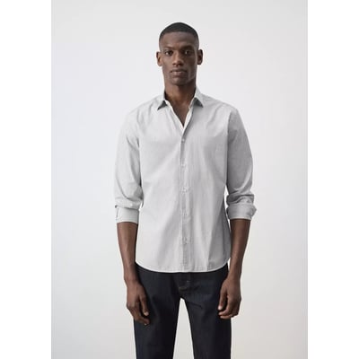 Chemise 100 % coton regular-fit à rayures MANGO MAN