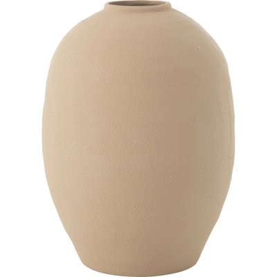 Vase ovale en argile naturel finition artisanale élégante RECOLLECTION