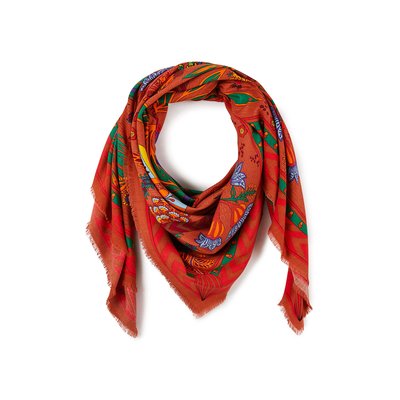 Foulard viscose imprimé MAGIC INDIA WILD