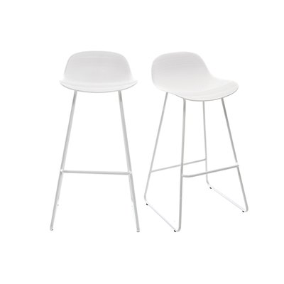 Tabourets de bar design H65 cm (lot de 2) ELLA MILIBOO