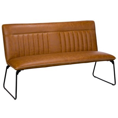 Banc de table industriel gris foncé OKA PIER IMPORT