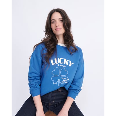 Sweat Lucky is to have you en coton bio EMOI EMOI