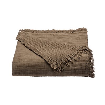 Dessus De Lit en Gaze de coton  BREHAT TOISON D OR