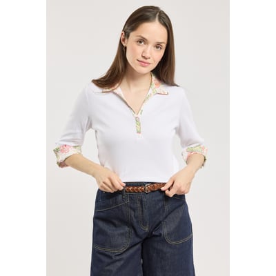 Polo à motifs en coton ARMOR-LUX