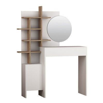 Coiffeuse 10 étagères 1 porte H151 cm - MUP CALICOSY