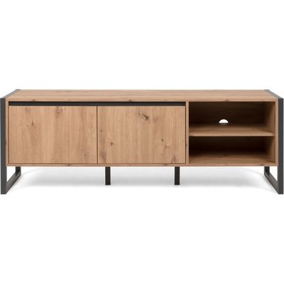 Meuble TV effet chêne - NORA HOMIFAB