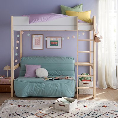 Cama alta, 1 plaza, pino macizo, Meeting LA REDOUTE INTERIEURS
