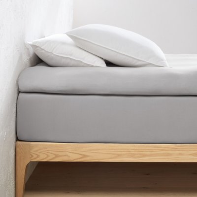 Lenzuolo con angoli jersey coprimaterasso 30% cotone riciclato LA REDOUTE INTERIEURS