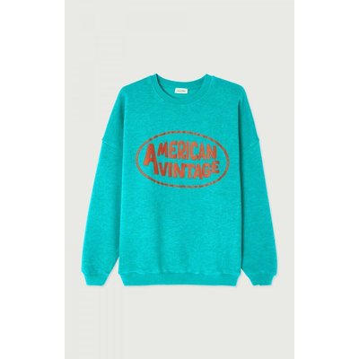 Doven Crew Neck Sweatshirt with Logo AMERICAN VINTAGE