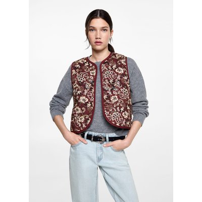 Gilet crop imprimé MANGO TEEN