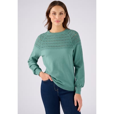 Pull jeu de maille fantaisie DAMART