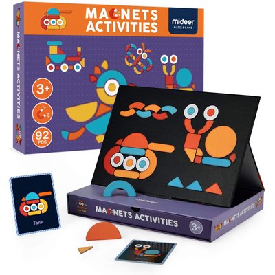 Coffret 92 formes magnétiques MIDEER