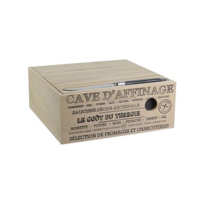 Cave à fromages en bois avec couteau Bistrot CMP