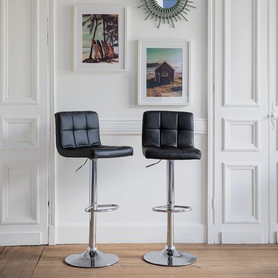 Lot de 2 tabourets de bar, MIKE HAPPY GARDEN