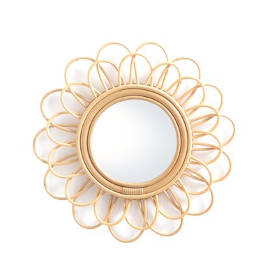 Miroir rotin forme fleur double Ø45 cm, Nogu LA REDOUTE INTERIEURS