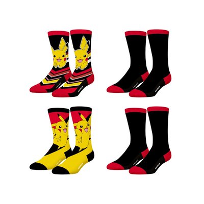 Lot de 4 Chaussette Pokemon coton FREEGUN