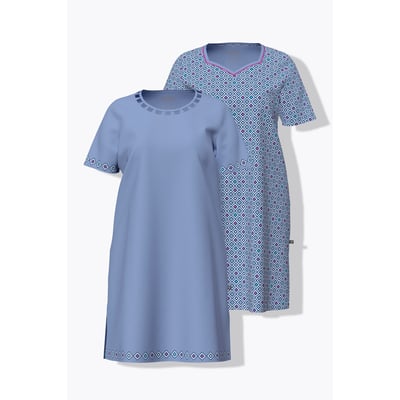 Lot de 2 chemises de nuit / T-shirts longs ULLA POPKEN