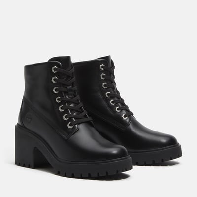 Stiefeletten mit Absatz, aus Leder, STONE HEIGHTS MIS LACE TIMBERLAND