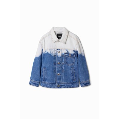 Desigual - Veste trucker jean déteint DESIGUAL