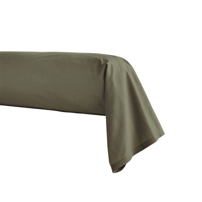 Taie de traversin unie en percale de coton, PREMIÈRE ESSIX