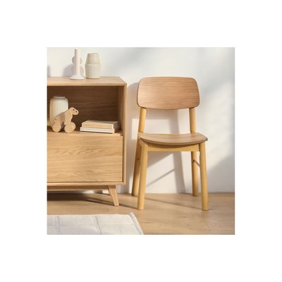 Chaises de salle à manger en bois naturel (lot de 2) - IZIA HELLIN, DEPUIS 1862
