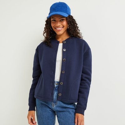 Cardigan boutonné contenant du coton BIO MONOPRIX
