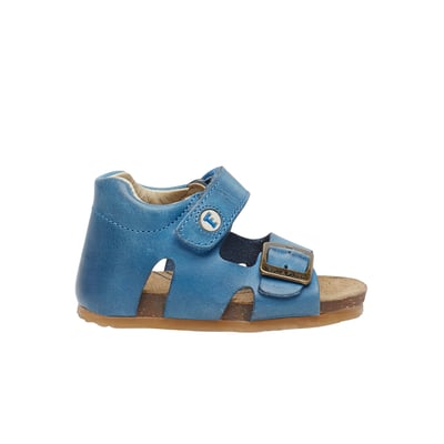 Sandales en cuir avec boucle et velcro BEA FALCOTTO