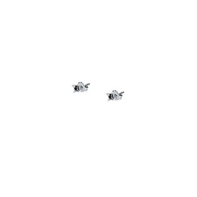 Puces en argent 925 et oxyde de zirconium CLEOR