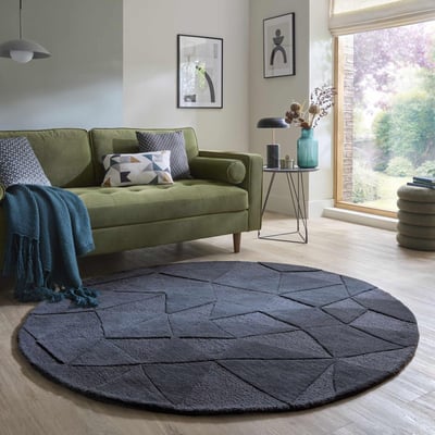 Tapis en laine rond SHARD FLAIR RUGS