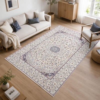 Tapis d'orient, motif oriental, noué main, NAIN 9LA 35 UN AMOUR DE TAPIS