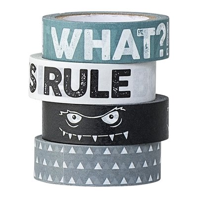 Masking tape Monster noir BLOOMINGVILLE