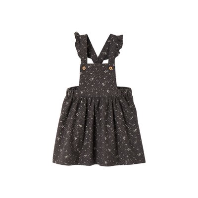 Robe-salopette en coton gratté VERTBAUDET