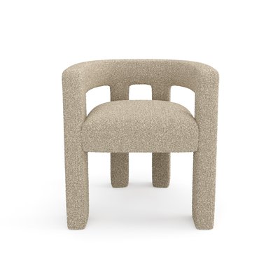Fauteuil en tissu bouclette ALYA SIA HOME