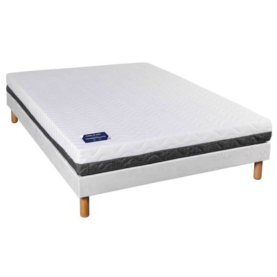 Matelas mousse, sommier pieds TRANQUILLITÉ TERRE DE NUIT