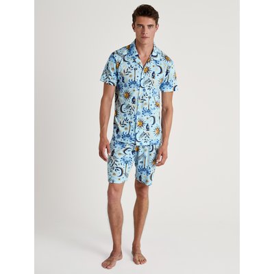 Pyjama court, boutonné de haut en bas manches courtes Coton RELAX MAGIC CALIDA