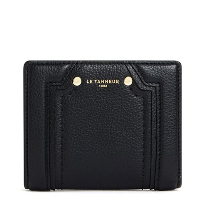 Portefeuille petit en cuir grainé ELLA LE TANNEUR
