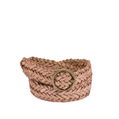 Ceinture tressée en cuir Nadina PIECES