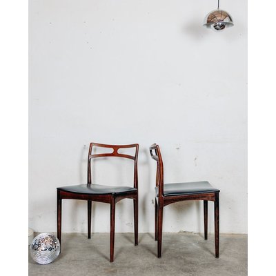 Lot de 4 chaises Johannes Andersen Alma N°243 - Bon état DEBONGOUT