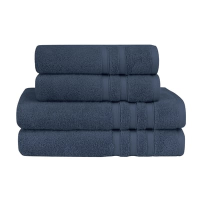 Ensemble de bain 4 pièces 600 g/m² SENSILK SENSEI MAISON