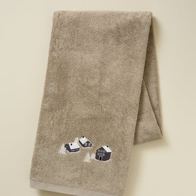 Drap de douche AU COEUR DE LA VALLEE SYLVIE THIRIEZ