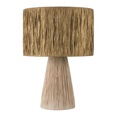 Lampe en raphia BLANC D’IVOIRE