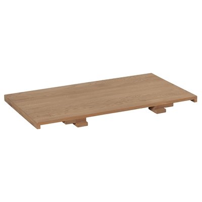Allonge 50cm pour table DARIO 180cm Chêne massif ciré 50x90cm DARIO PIER IMPORT