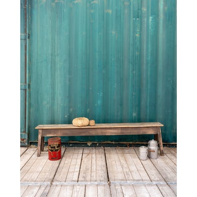 Banc en bois Antoine N°466 - Bon état DEBONGOUT