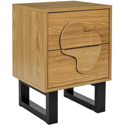 Chevet en MDF et métal Calypso CMP